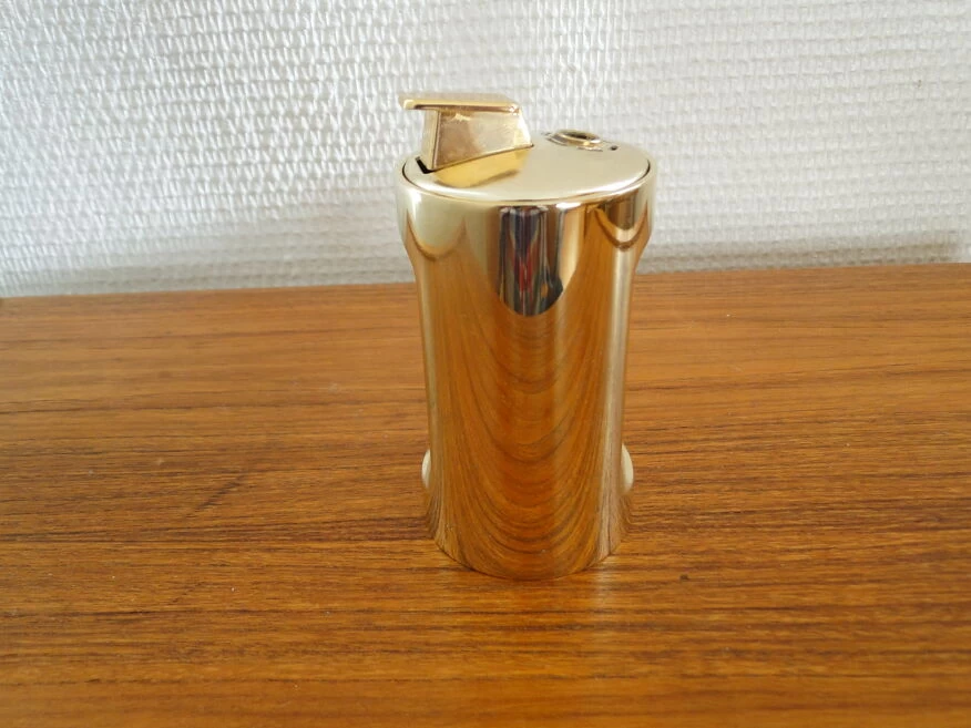Briquet De Table Vintage En Laiton Pierre Forssell Pour Skultuna Suède 1960's 5 Briquet De Table Vintage En Laiton Pierre Forssell Pour Skultuna Suède 1960's – Image 3