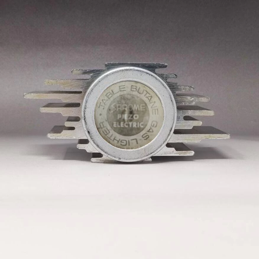 Briquet De Table Des Années 1960 Par Sarome En Aluminium 9 Briquet De Table Des Années 1960 Par Sarome En Aluminium – Image 7