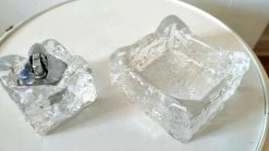 Briquet Et Cendrier En Verre Givré Kalmar Design Années 70 -Fournitures Pour Fumeurs e45664fd 4cdb 4294 91be fe782a8958d1