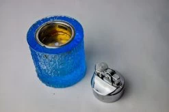 Briquet Glaçon Par Antonio Imperatore, Verre De Murano Bleu, Italie, 1970 -Fournitures Pour Fumeurs e47f1a8e 505c 41e9 8f37 01e34f6f8bb0