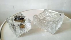 Briquet Et Cendrier En Verre Givré Kalmar Design Années 70 -Fournitures Pour Fumeurs e99ecff8 c44d 424b b038 fa5537f020ee