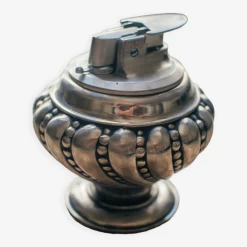 Briquet Ancien Decoratif Floral Ronson