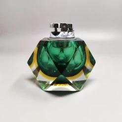 Briquet De Table Vert En Verre Murano Sommerso Par Flavio Poli Pour Seguso 1960 -Fournitures Pour Fumeurs f15e299c beeb 4473 9407 c9c6cb596cdd