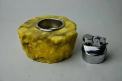 Briquet En Albâtre Jaune Par Romano Bianchi, Italie, 1970 -Fournitures Pour Fumeurs f43748f2 8115 44e3 b0f0 d1cc52f0a882