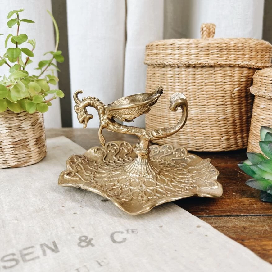 Porte-briquet Et Cendrier En Bronze “dragon” 5 Porte-briquet Et Cendrier En Bronze “dragon” – Image 3