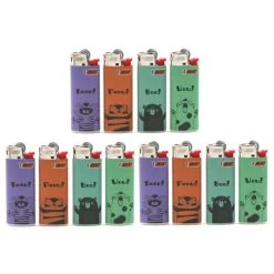 Lot De 12 Briquets BIC J25 - Collection ROAR -Fournitures Pour Fumeurs lot de 12 briquets bic j25 collection roar 1