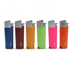 Lot De 12 Briquets Métal Luxe Atomic -Fournitures Pour Fumeurs lot de 12 briquets metal luxe atomic 1