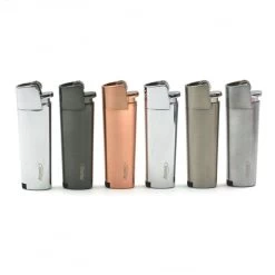 Lot De 12 Briquets Métal Luxe Atomic -Fournitures Pour Fumeurs lot de 12 briquets metal luxe atomic 3