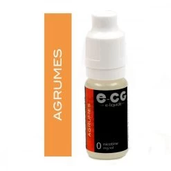 Lot De 5 Flacons E-CG - Agrumes 0 Mg/ml -Fournitures Pour Fumeurs lot de 5 flacons e cg agrumes 0 mg ml 2