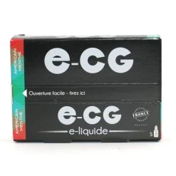 Lot De 5 Flacons E-CG - Américain Menthe 0 Mg/ml -Fournitures Pour Fumeurs lot de 5 flacons e cg americain menthe 0 mg ml 3