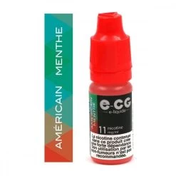 Lot De 5 Flacons E-CG - Americain Menthe 11 Mg/ml -Fournitures Pour Fumeurs lot de 5 flacons e cg americain menthe 11 mg ml 2
