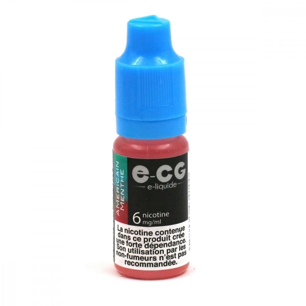 Lot De 5 Flacons E-CG - Américain Menthe 6 Mg/ml 6 Lot De 5 Flacons E-CG - Américain Menthe 6 Mg/ml – Image 4