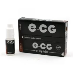 Lot De 5 Flacons E-CG - Cola 0 Mg/ml