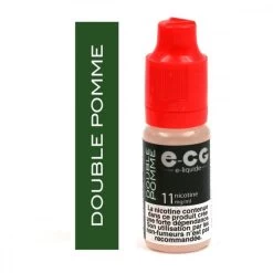 Lot De 5 Flacons E-CG - Double Pomme 11 Mg/ml -Fournitures Pour Fumeurs lot de 5 flacons e cg double pomme 11 mg ml 2