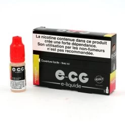 Lot De 5 Flacons E-CG - Framboise-Citron 11 Mg/ml