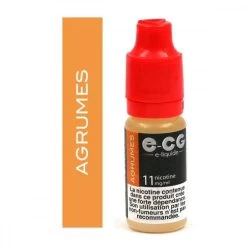 Lot De 5 Flacons E-CG - Goût Agrumes 11 Mg/ml -Fournitures Pour Fumeurs lot de 5 flacons e cg gout agrumes 11 mg ml 2