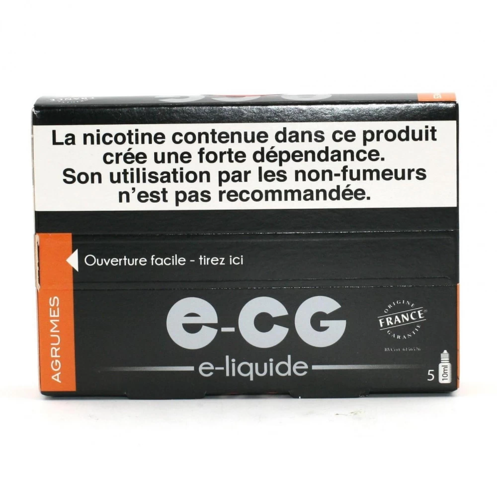 Lot De 5 Flacons E-CG - Goût Agrumes 6 Mg/ml 4 Lot De 5 Flacons E-CG - Goût Agrumes 6 Mg/ml – Image 2