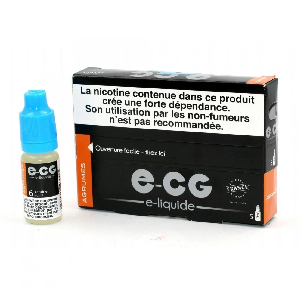 Lot De 5 Flacons E-CG - Goût Agrumes 6 Mg/ml 3 Lot De 5 Flacons E-CG - Goût Agrumes 6 Mg/ml