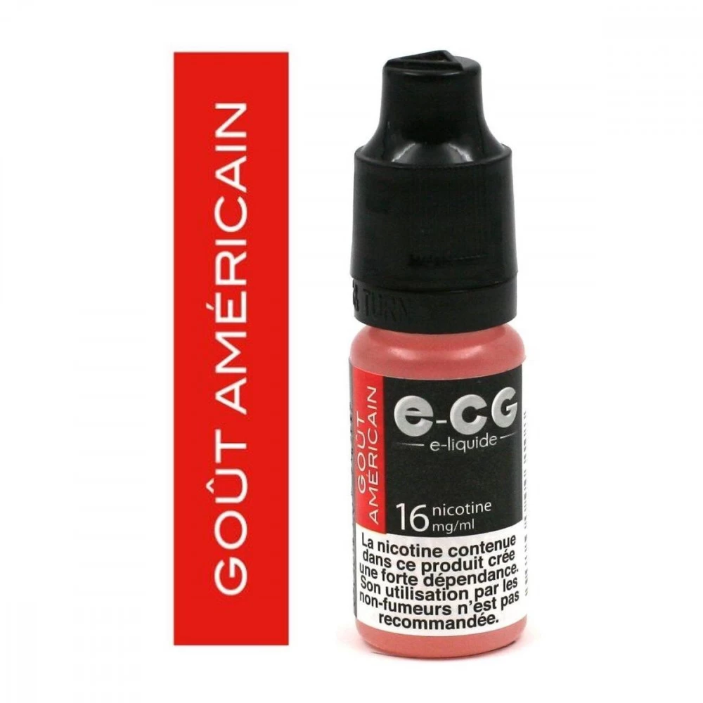 Lot De 5 Flacons E-CG - Goût Américain 16 Mg/ml 5 Lot De 5 Flacons E-CG - Goût Américain 16 Mg/ml – Image 3