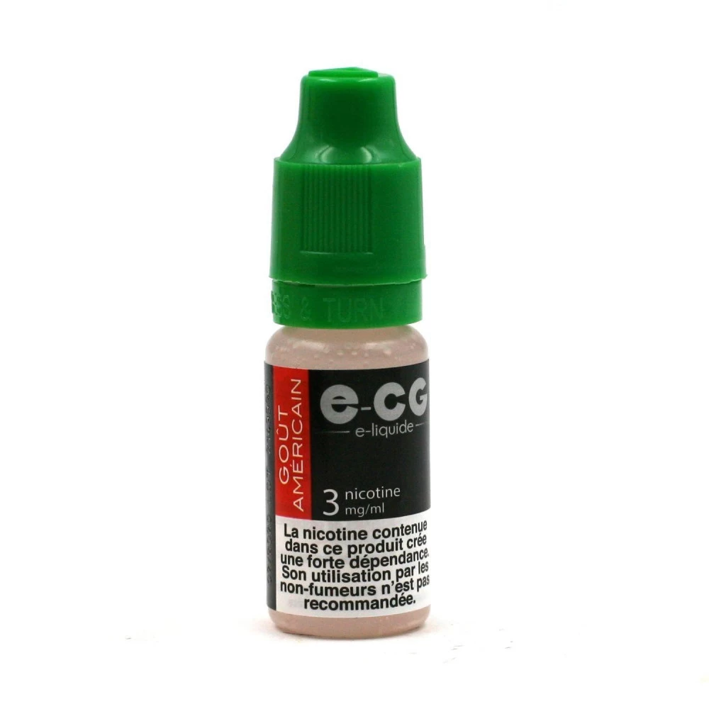 Lot De 5 Flacons E-CG - Goût Américain 3 Mg/ml 6 Lot De 5 Flacons E-CG - Goût Américain 3 Mg/ml – Image 4