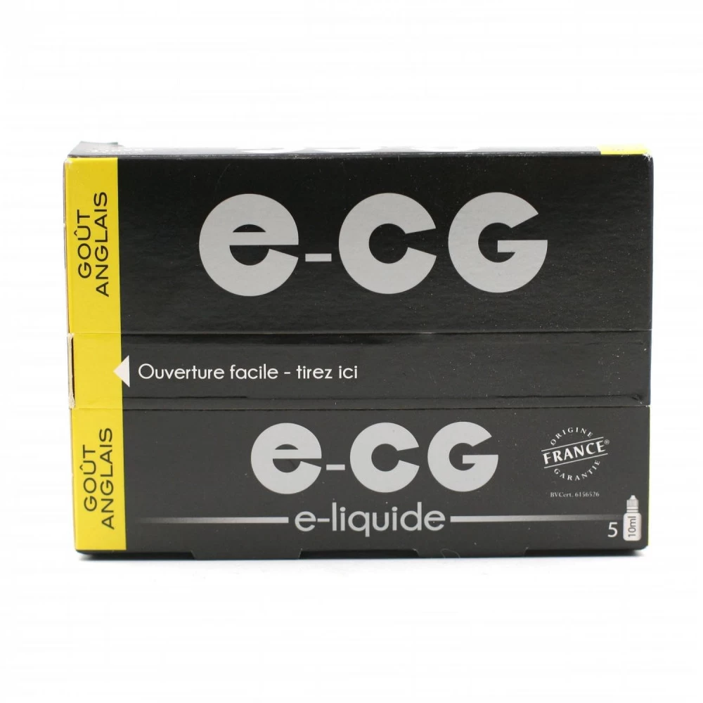 Lot De 5 Flacons E-CG - Goût Anglais 0 Mg/ml 5 Lot De 5 Flacons E-CG - Goût Anglais 0 Mg/ml – Image 3