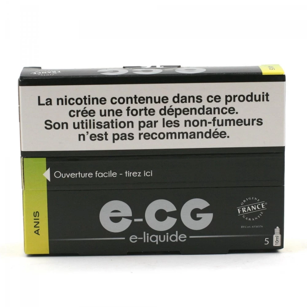 Lot De 5 Flacons E-CG - Goût Anis 16 Mg/ml 4 Lot De 5 Flacons E-CG - Goût Anis 16 Mg/ml – Image 2