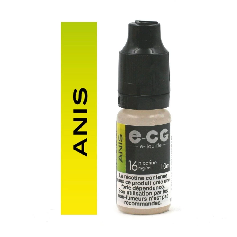 Lot De 5 Flacons E-CG - Goût Anis 16 Mg/ml 5 Lot De 5 Flacons E-CG - Goût Anis 16 Mg/ml – Image 3