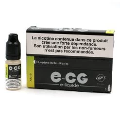 Lot De 5 Flacons E-CG - Goût Anis 16 Mg/ml