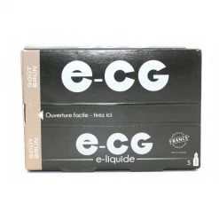 Lot De 5 Flacons E-CG - Goût Brun 0 Mg/ml -Fournitures Pour Fumeurs lot de 5 flacons e cg gout brun 0 mg ml 2