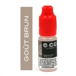 Lot De 5 Flacons E-CG - Goût Brun 11 Mg/ml -Fournitures Pour Fumeurs lot de 5 flacons e cg gout brun 11 mg ml 2