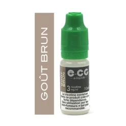 Lot De 5 Flacons E-CG - Goût Brun 3 Mg/ml -Fournitures Pour Fumeurs lot de 5 flacons e cg gout brun 3 mg ml 2