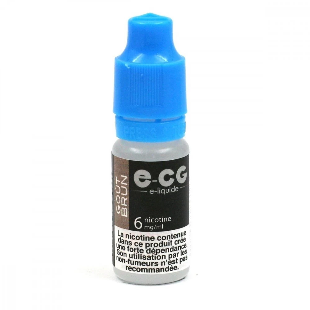 Lot De 5 Flacons E-CG - Goût Brun 6 Mg/ml 6 Lot De 5 Flacons E-CG - Goût Brun 6 Mg/ml – Image 4