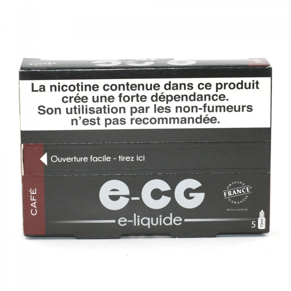 Lot De 5 Flacons E-CG - Goût Café 16 Mg/ml 4 Lot De 5 Flacons E-CG - Goût Café 16 Mg/ml – Image 2