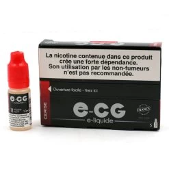 Lot De 5 Flacons E-CG - Goût Cerise 11 Mg/ml