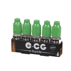 Lot De 5 Flacons E-CG - Goût Cola 3 Mg/ml