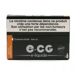Lot De 5 Flacons E-CG - Goût Oriental 3 Mg/ml -Fournitures Pour Fumeurs lot de 5 flacons e cg gout oriental 3 mg ml 1