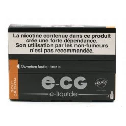 Lot De 5 Flacons E-CG - Goût Oriental 6 Mg/ml -Fournitures Pour Fumeurs lot de 5 flacons e cg gout oriental 6 mg ml 1