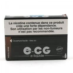 Lot De 5 Flacons E-CG - Goût Réglisse 6 Mg/ml -Fournitures Pour Fumeurs lot de 5 flacons e cg gout reglisse 6 mg ml 1