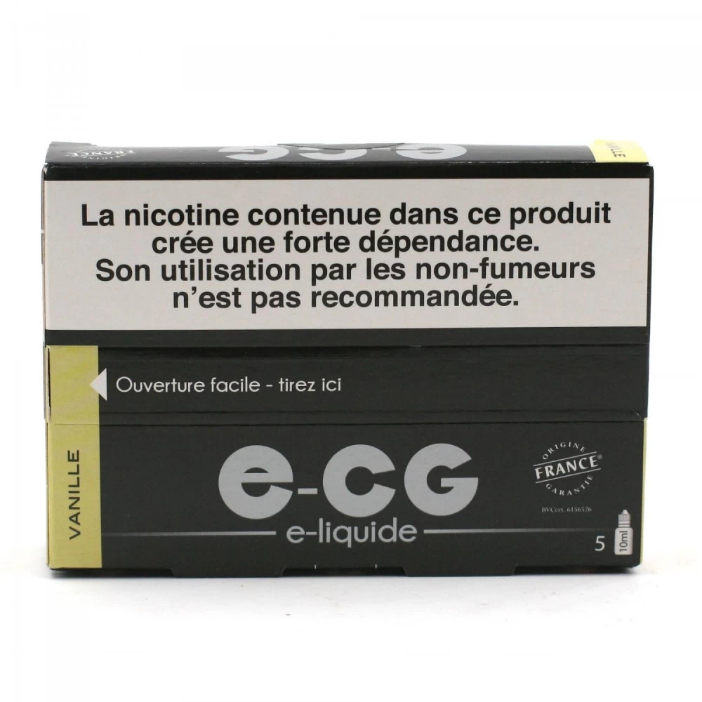 Lot De 5 Flacons E-CG - Goût Vanille 11 Mg/ml 4 Lot De 5 Flacons E-CG - Goût Vanille 11 Mg/ml – Image 2