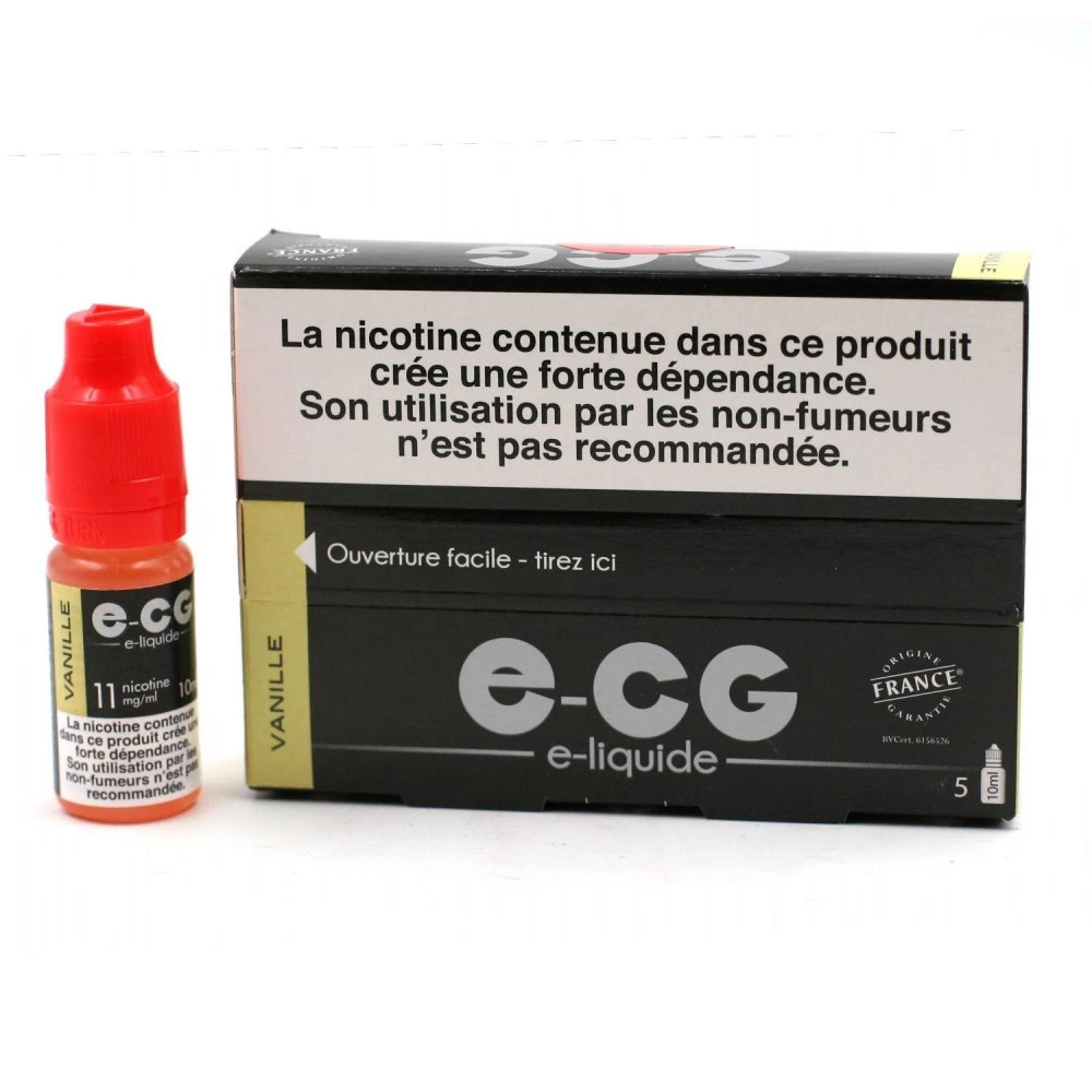 Lot De 5 Flacons E-CG - Goût Vanille 11 Mg/ml 3 Lot De 5 Flacons E-CG - Goût Vanille 11 Mg/ml