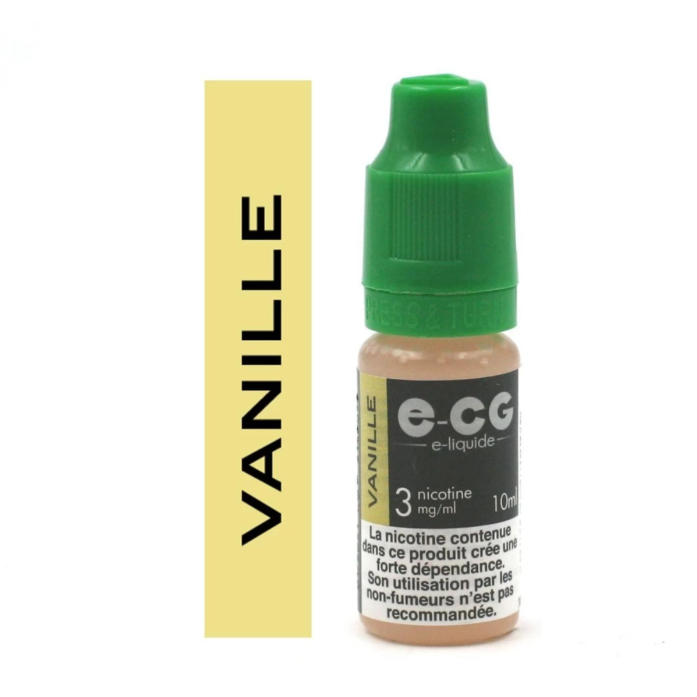 Lot De 5 Flacons E-CG - Goût Vanille 3 Mg/ml 5 Lot De 5 Flacons E-CG - Goût Vanille 3 Mg/ml – Image 3