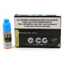 Lot De 5 Flacons E-CG - Goût Vanille 6 Mg/ml