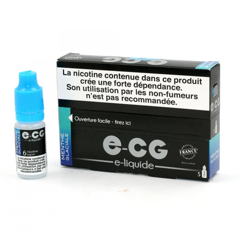 Lot De 5 Flacons E-CG - Menthe Glaciale 6 Mg/ml 3 Lot De 5 Flacons E-CG - Menthe Glaciale 6 Mg/ml
