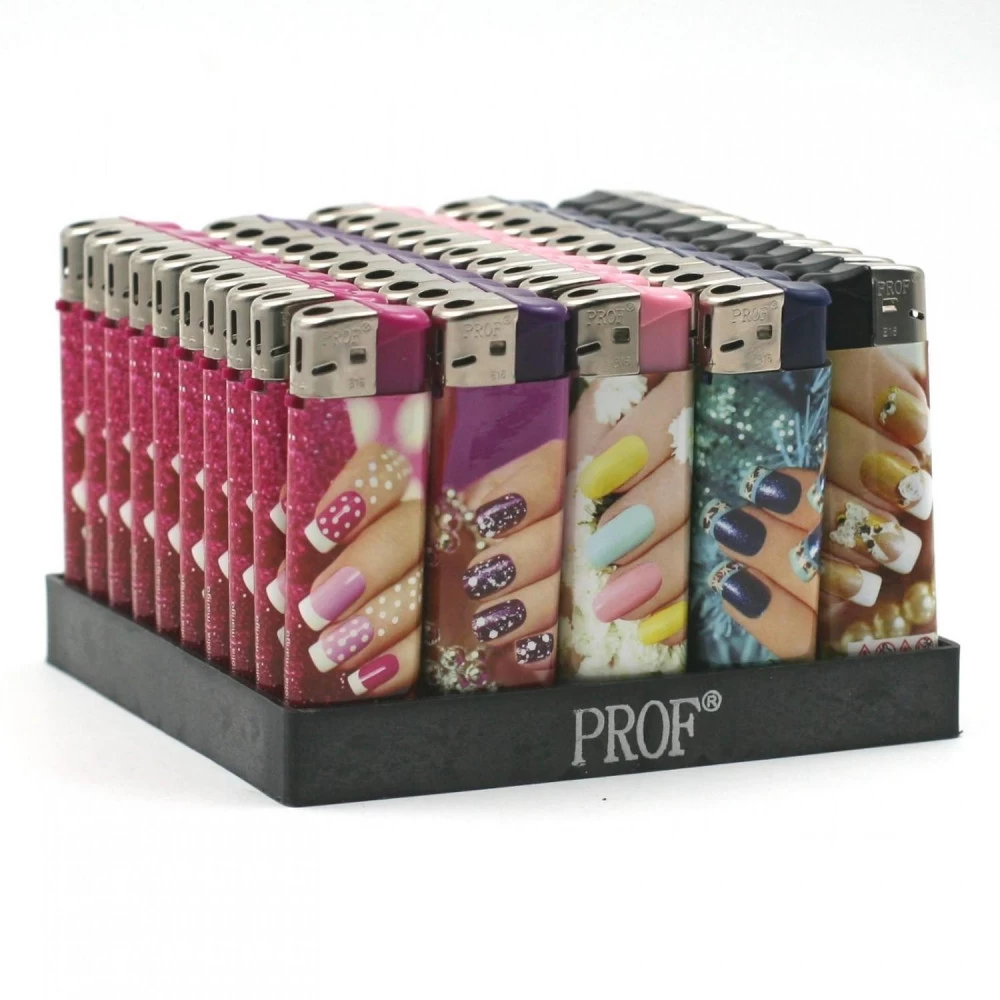 Lot De 50 Briquets Electronique - Nail Polish 3 Lot De 50 Briquets Electronique - Nail Polish