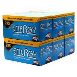 Lot De 6 Boites De 275 Tubes à Cigarettes Energy