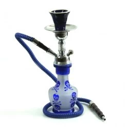 Forest Narguilé à Tête De Mort (33 Cm) - Bleu 9 Forest Narguilé à Tête De Mort (33 Cm) - Bleu -Fournitures Pour Fumeurs narguile a tete de mort 33 cm bleu 2