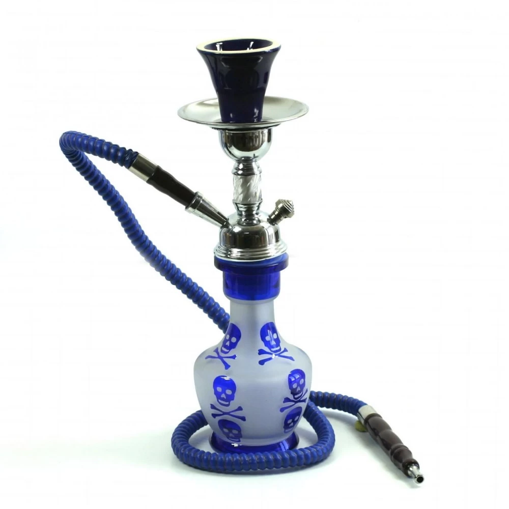 Forest Narguilé à Tête De Mort (33 Cm) - Bleu 6 Forest Narguilé à Tête De Mort (33 Cm) - Bleu – Image 4