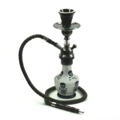 Forest Narguilé à Tête De Mort (33 Cm) - Noir -Fournitures Pour Fumeurs narguile a tete de mort 33 cm noir 2