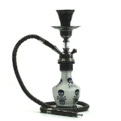Forest Narguilé à Tête De Mort (33 Cm) - Noir