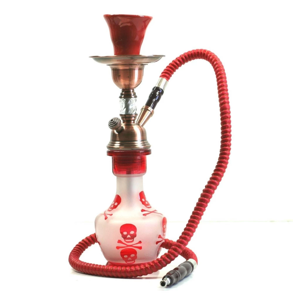 Forest Narguilé à Tête De Mort (33 Cm) - Rouge 4 Forest Narguilé à Tête De Mort (33 Cm) - Rouge – Image 2